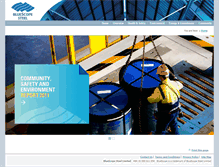 Tablet Screenshot of csereport2011.bluescopesteel.com